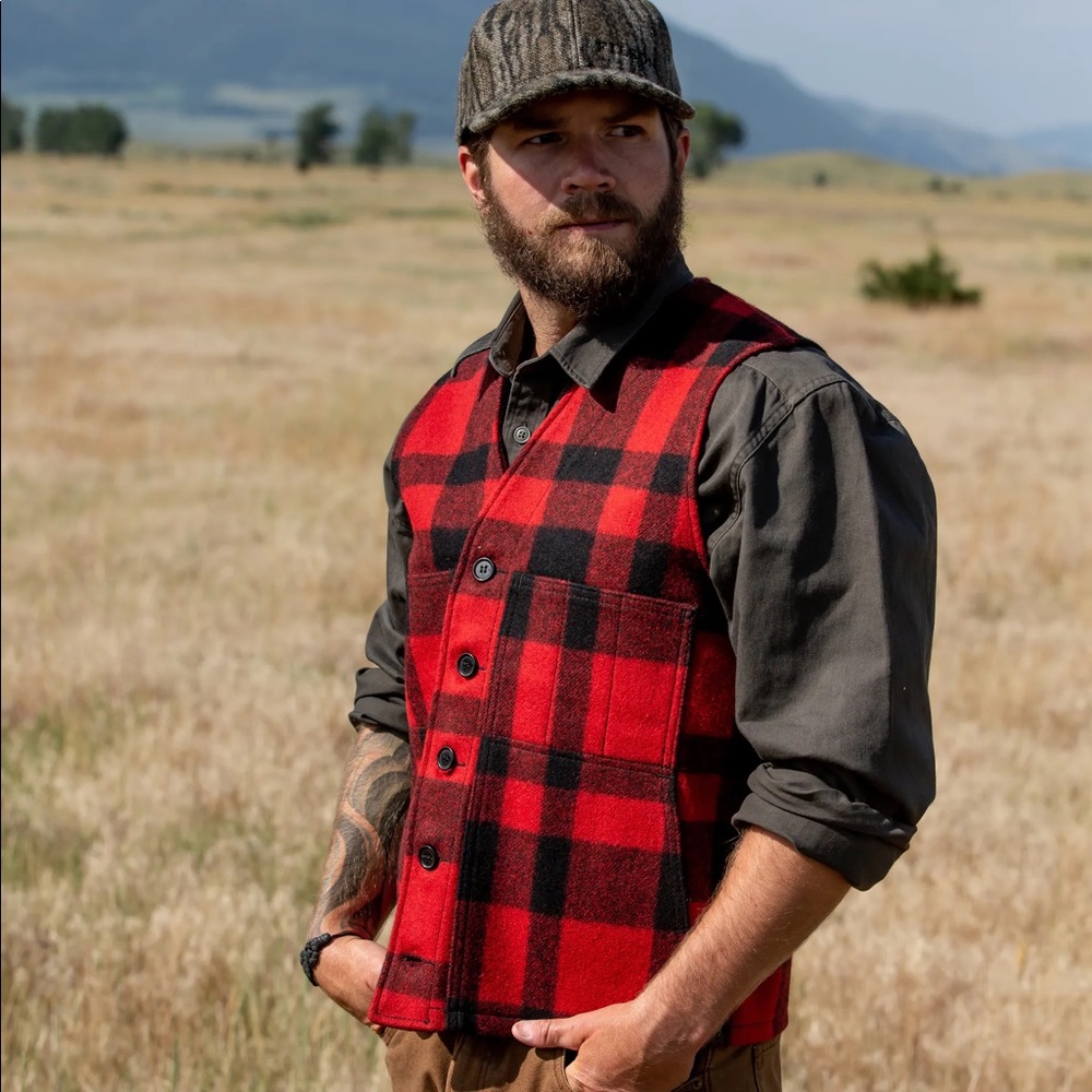 Filson Mackinaw Wool Plaid Vest